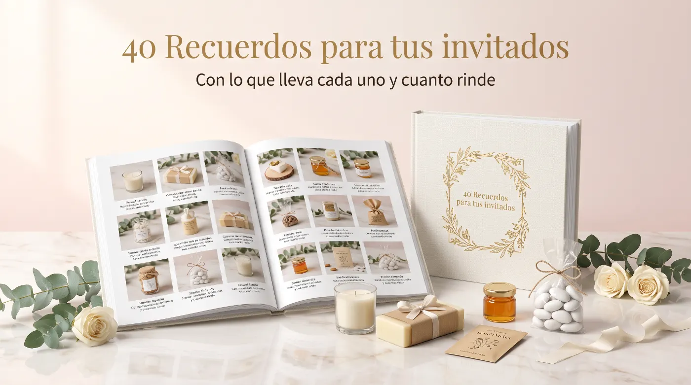 Cuarenta recuerdos para tus invitados